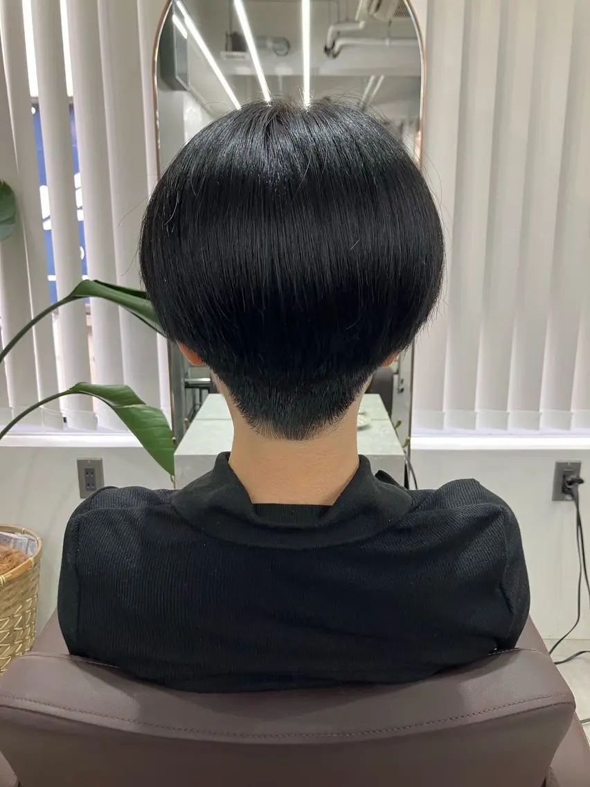 ショート カラー ヘアカラー トリートメント 沼尻 心のヘアスタイル