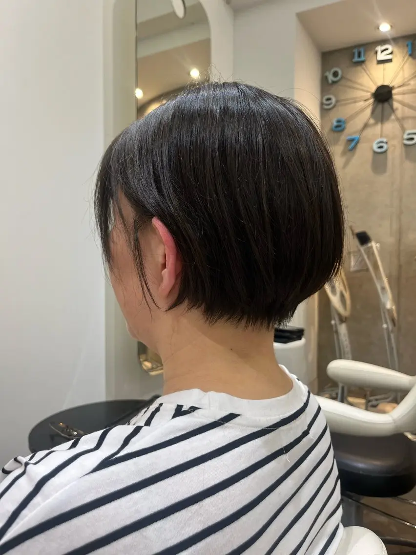 ショート カラー カラーリスト♡ メンズショートボブ紡のヘアスタイル