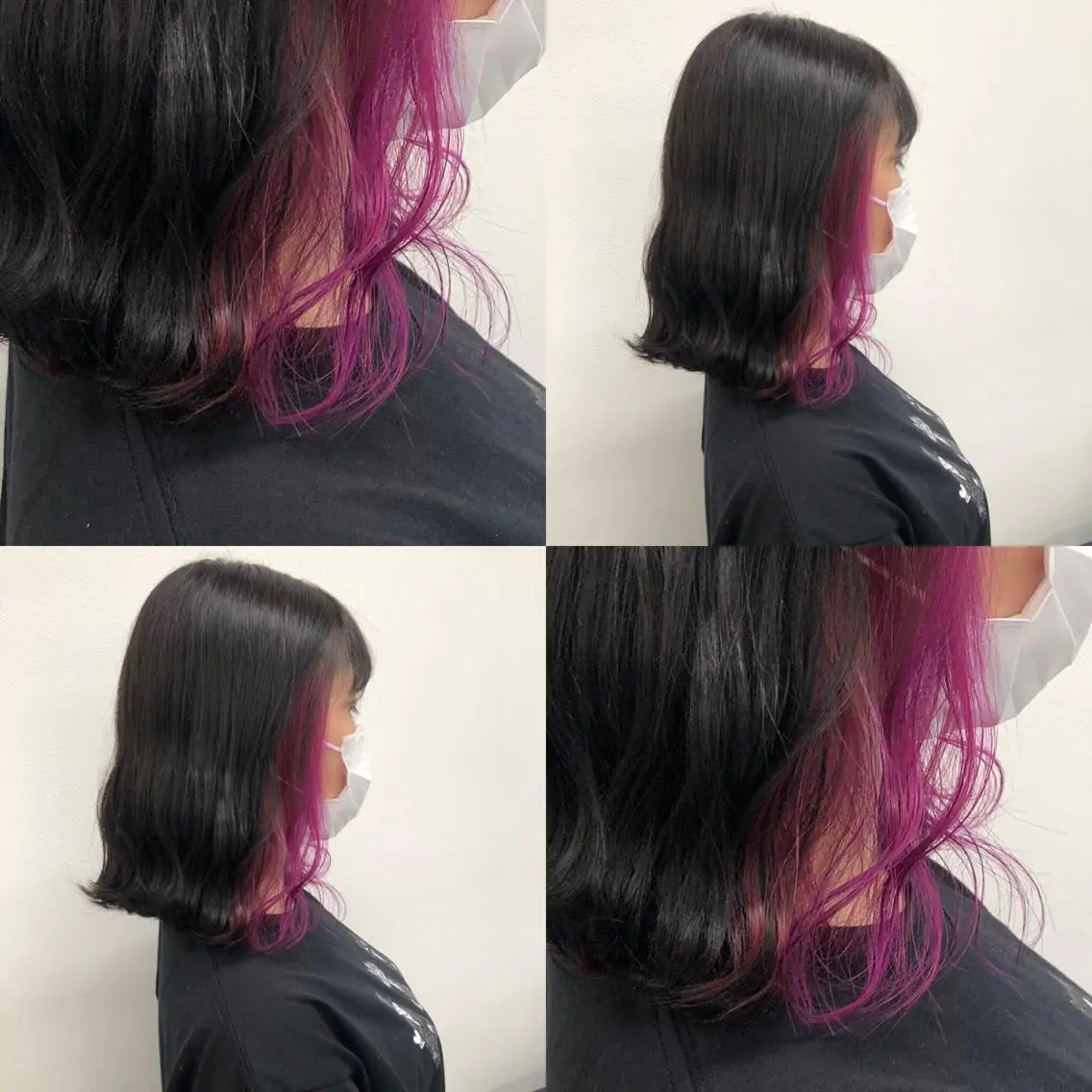 セミロング カラー パーマ ヘアアレンジ メンズ キッズ ネイル マツエク・マツパ 上品＆韓国風 🥀海心🥀のヘアスタイル