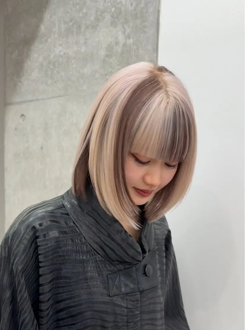 ミディアム カラー ヘアカラー カットモデル募集 ✂︎❤️/ユーナのヘアスタイル