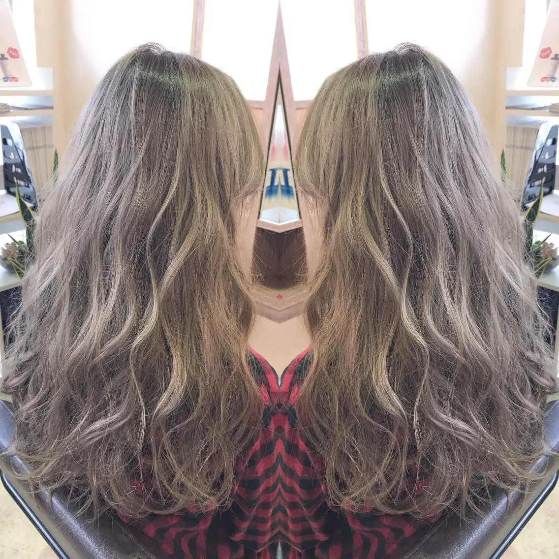 ロング カラー イルミナカラー 青木 茂樹⭐️ 透明感カラーのヘアスタイル