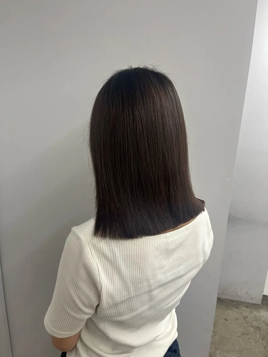 ミディアム koikiナチュラル オリーブカラー🦙のヘアスタイル
