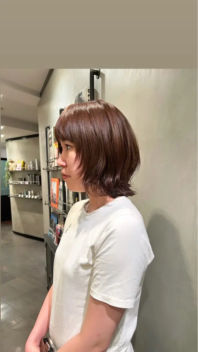カラー カット ヘアカラー タナカ カナ🫧のヘアスタイル