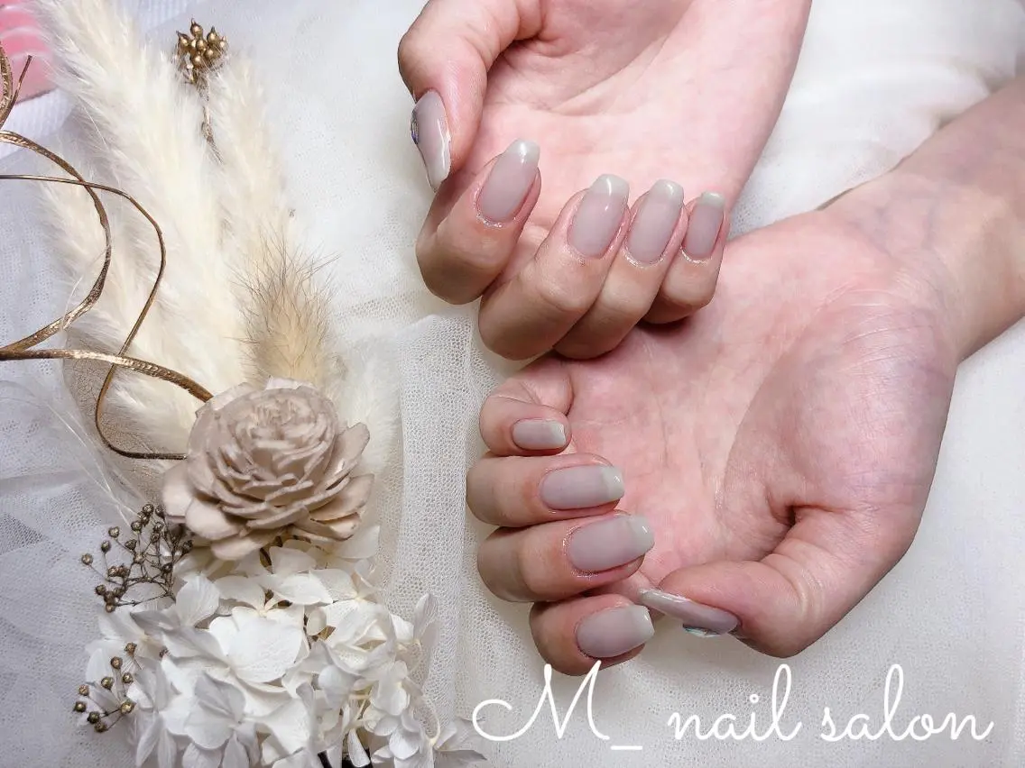 ネイル ワンカラーネイル M_ nail salonのネイルデザイン