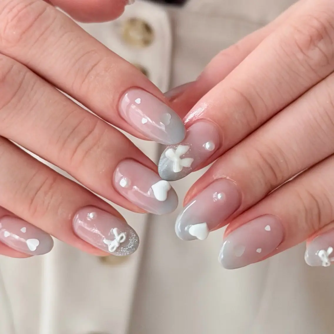 ネイル ハンドネイル 🎀フェイ フェイ🫧💗のネイルデザイン