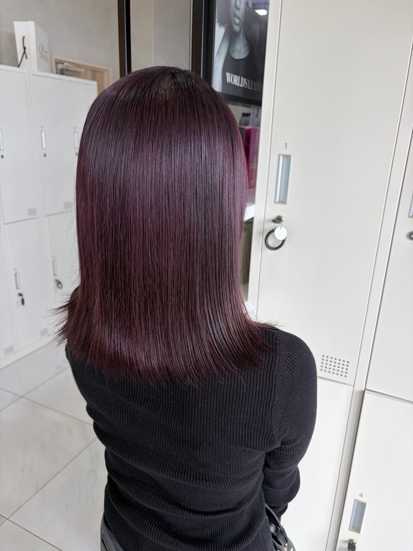 カラー ラベンダーカラー GRANDEUR ✂️Renaのヘアスタイル
