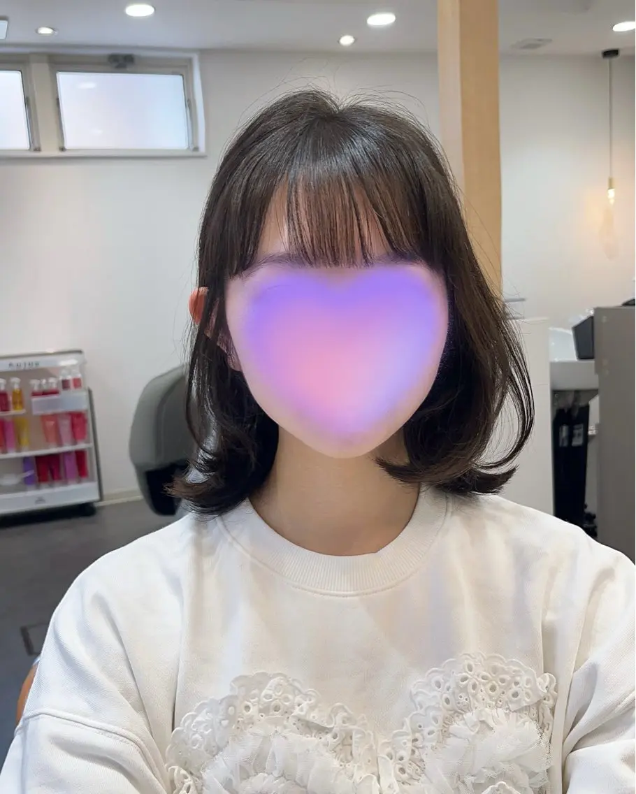 ミディアム MIZUKI🫧ྀི 韓国ヘアAFLOATのヘアスタイル