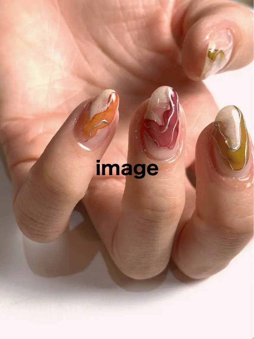 ネイル ハンドネイル MARU NAIL Hinaのネイルデザイン