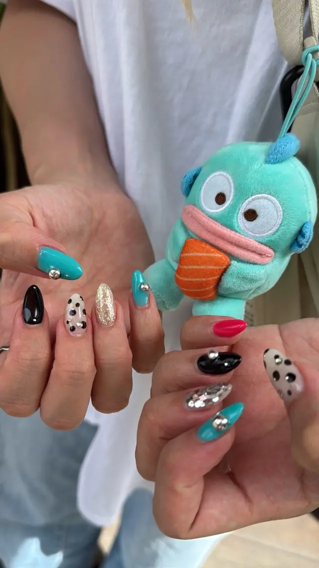 ネイル フラッシュネイル フラッシュマグ フットネイル フレンチネイル 韓国ネイル ハンドネイル SAKU nail 作島茜のネイルデザイン