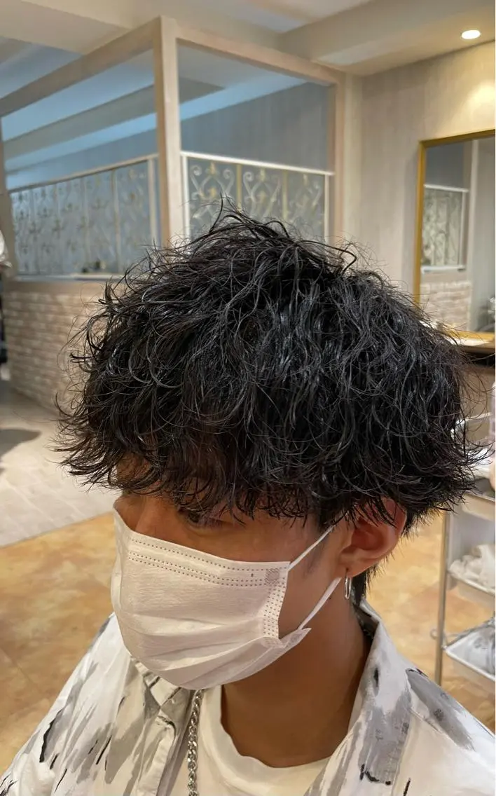 🔥爆発的人気🔥カット+波巻きパーマ+トリートメントの写真
