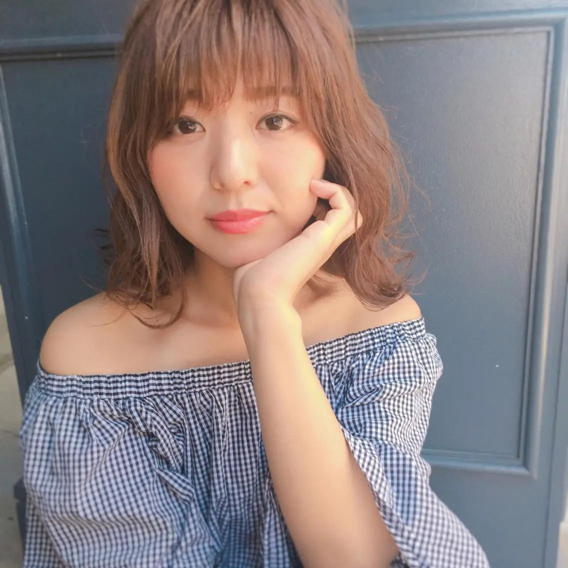 ミディアム カラー 四ッ井 翔のヘアスタイル