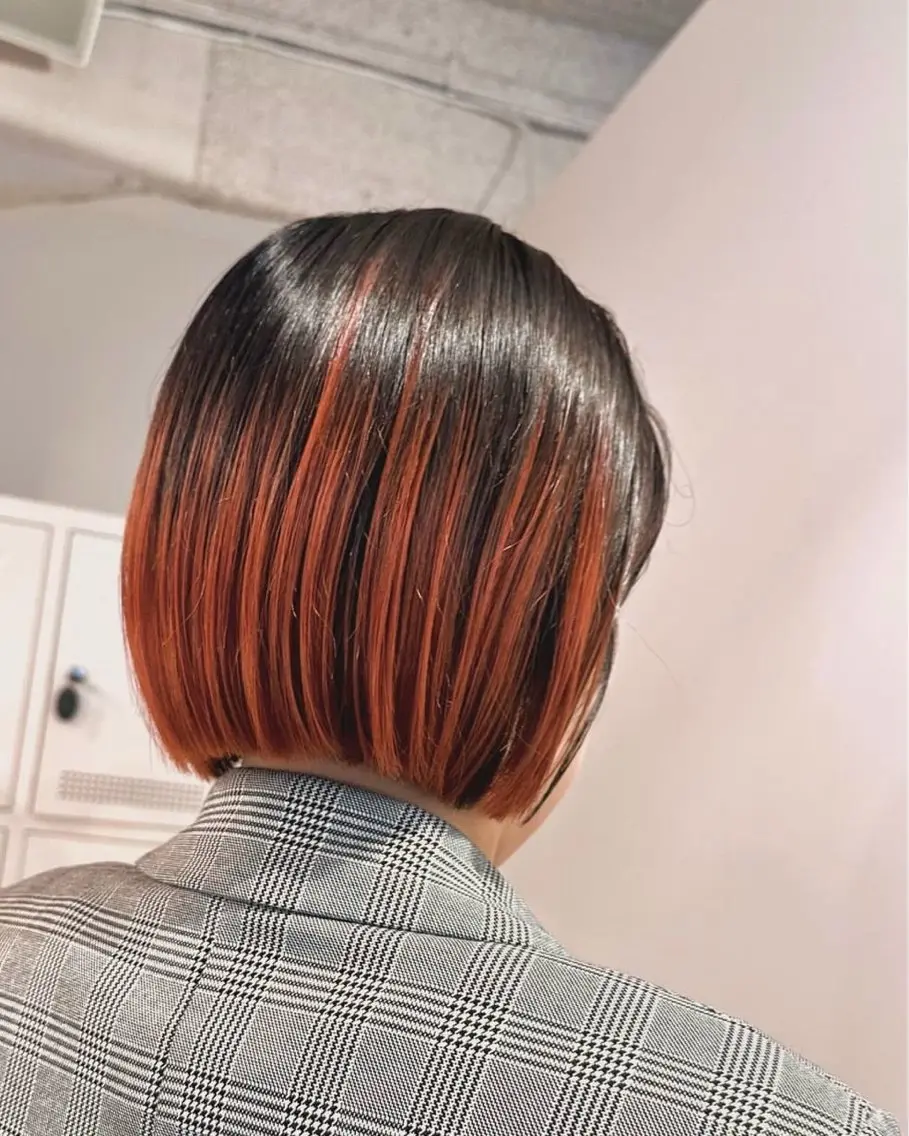 ショート 大人ヘア縮毛矯正 💛mai💛のヘアスタイル