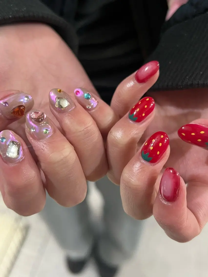 ネイル ハンドネイル Hata nail 🎀個性派ニュアンスのネイルデザイン