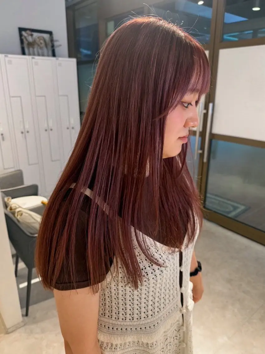 ロング 岸本 透哉のヘアスタイル