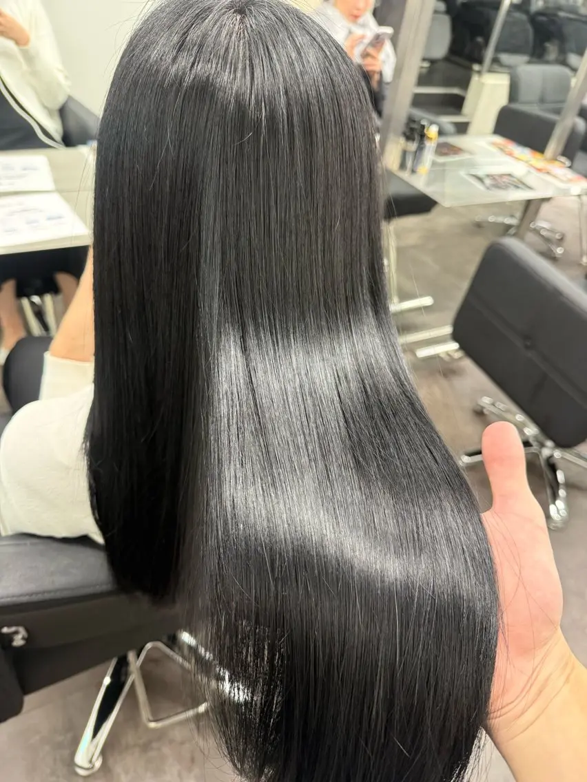 ロング ヘアカラー トリートメント SOUSHI /GARTE代官山のヘアスタイル