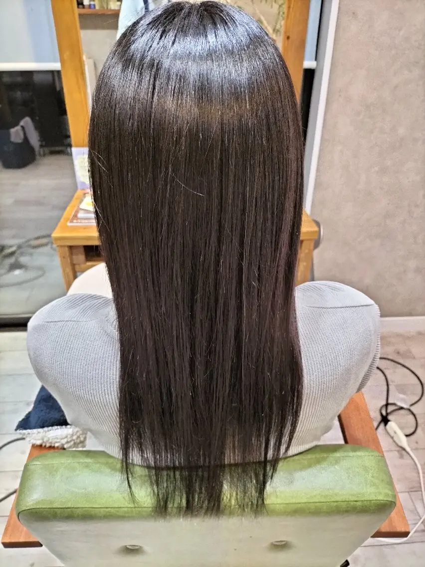 縮毛矯正の写真