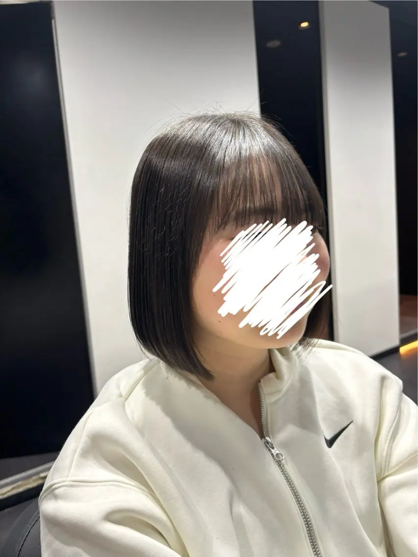 ショート ボブ 福島 菜摘のヘアスタイル
