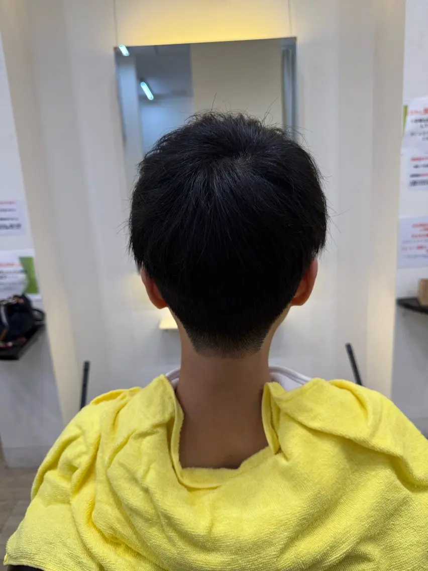 ショート メンズ 永井 天斗のヘアスタイル