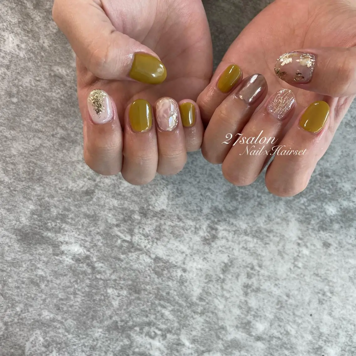 ネイル ニュアンスネイル 27salon yuinaのネイルデザイン