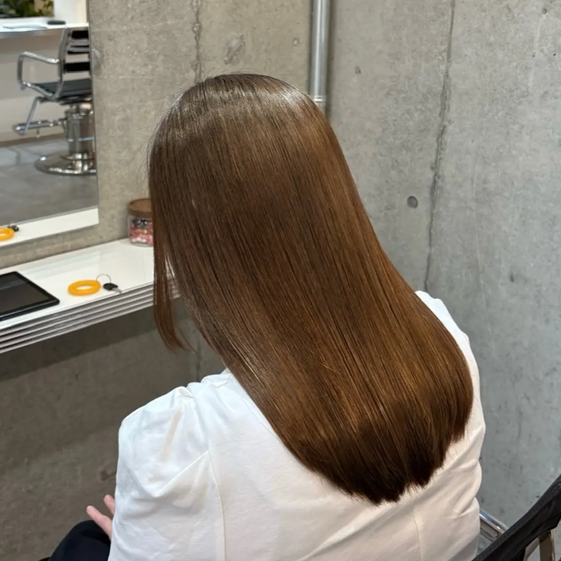 ミディアム ヘアカラー 村田 ありさのヘアスタイル