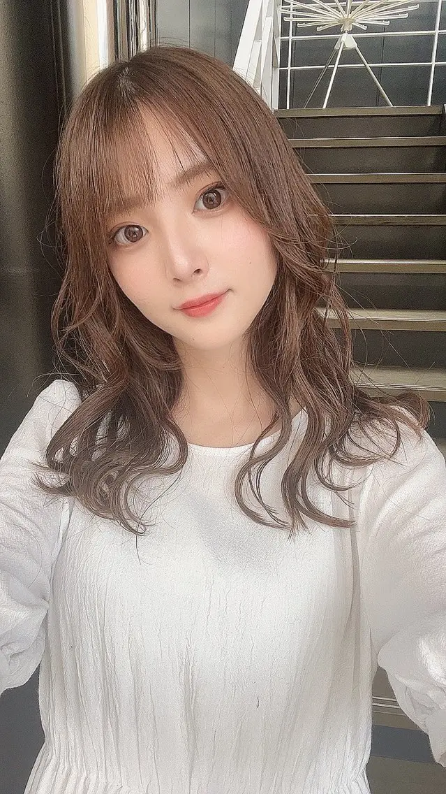 セミロング ヘアカラー トリートメント 💎髪質改善/縮毛 矯正💎メンズパーマのヘアスタイル