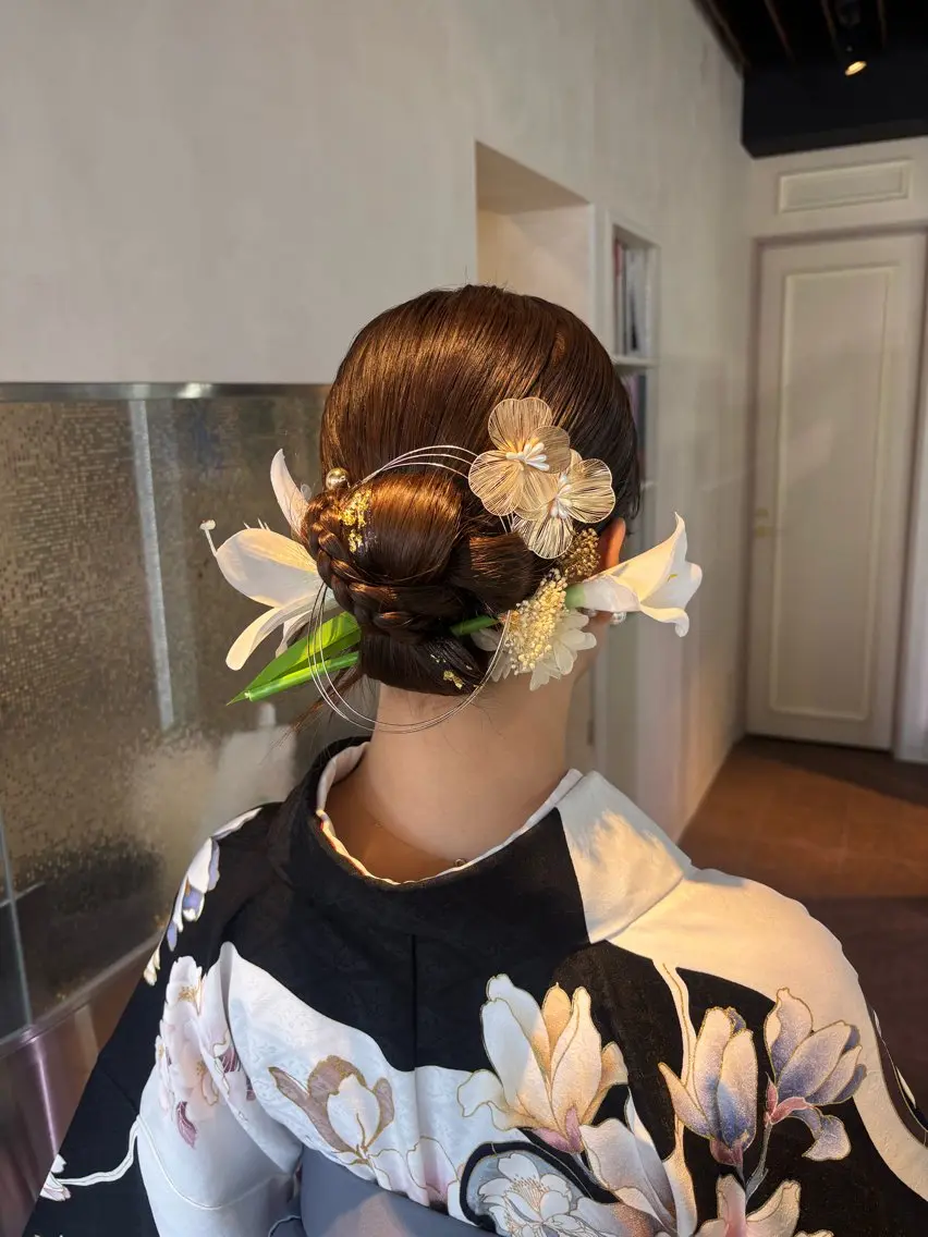 ロング 卒業式のヘアスタイル ヘアセット Nakano Noaのヘアスタイル