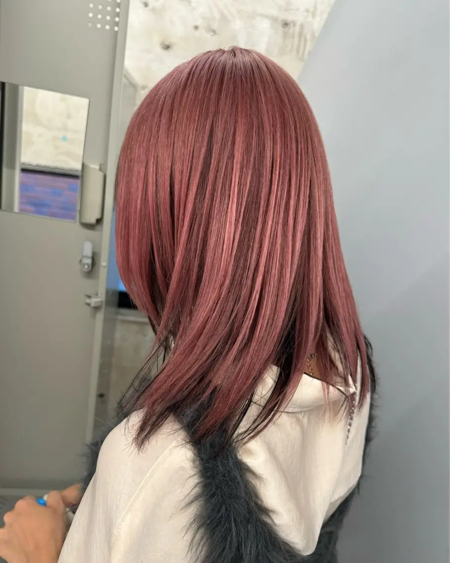 ミディアム 縮毛矯正 表参道/髪質改善 TATSUMIのヘアスタイル