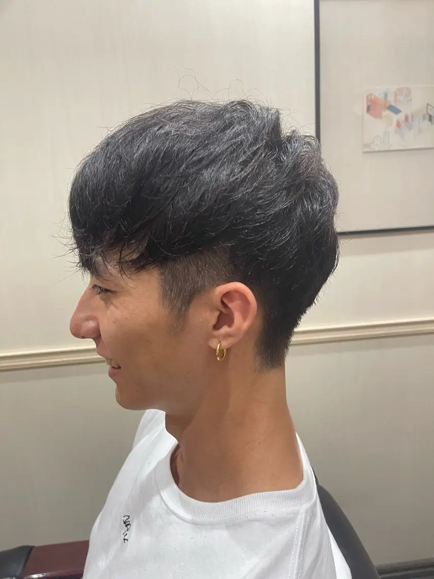 ミディアム 💈メンズカット 💈大岩暉弥のヘアスタイル