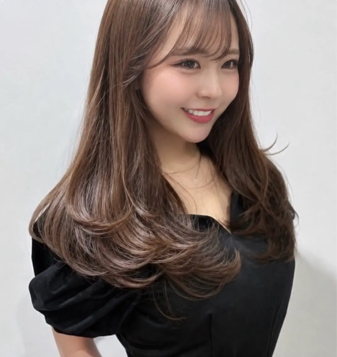 セミロング ヘアカラー 吉田 勇大のヘアスタイル