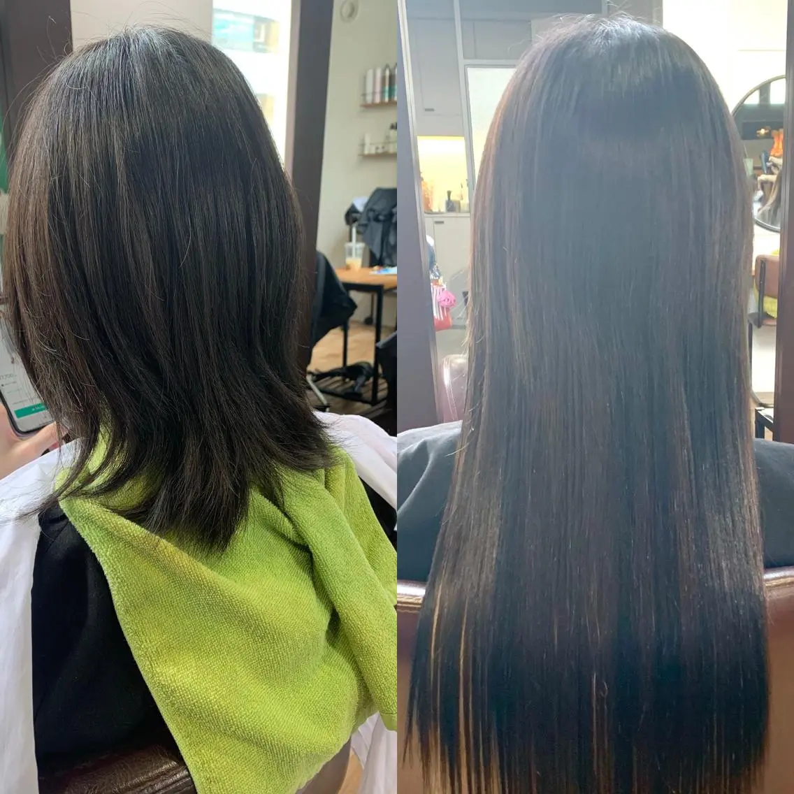 ミディアム エクステ カット エクステ Orque deux 伊藤丈晴のヘアスタイル