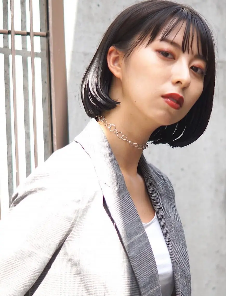 ミディアム カラー 透明感カラー ダブルカラー ハイライトカラー イルミナカラー インナーカラー misa🫧ナチュラ ル縮毛矯正/髪質改善のヘアスタイル