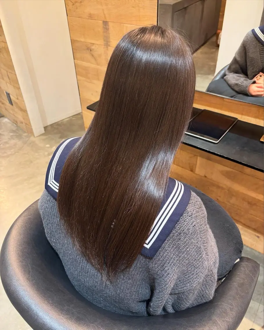ロング 工藤 璃乃 /ぱつっとボブのヘアスタイル