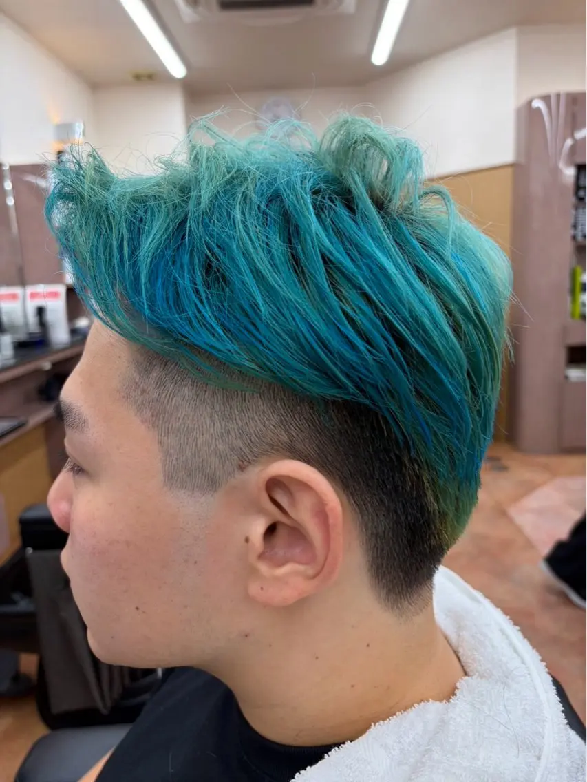 ミディアム 中村 邦明のヘアスタイル