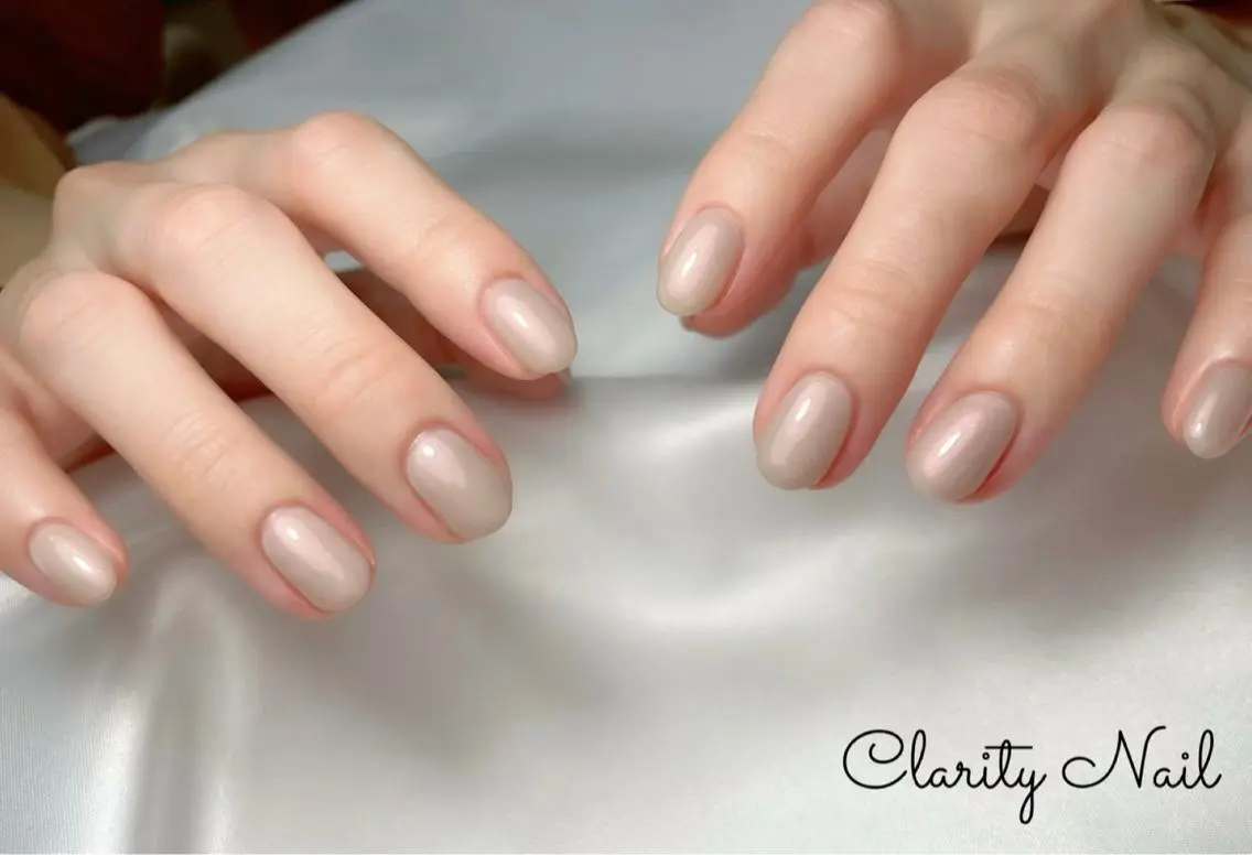 ネイル ワンカラーネイル ハンドネイル Clarity Nailのネイルデザイン