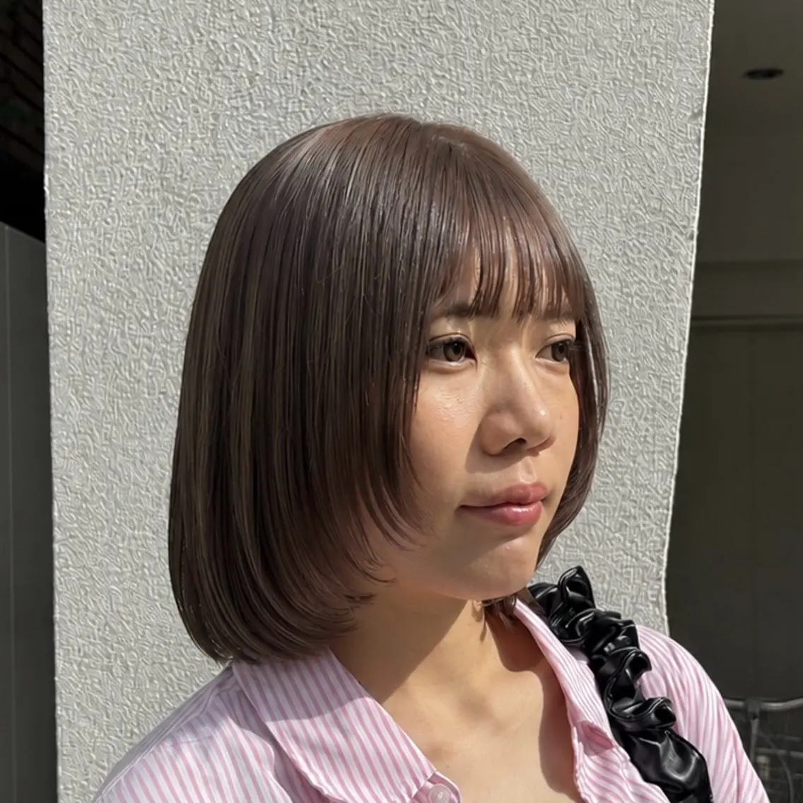ショート カラー ヘアカラー トリートメント 🌺盛れるベージュ /レイヤー🌺リオのヘアスタイル