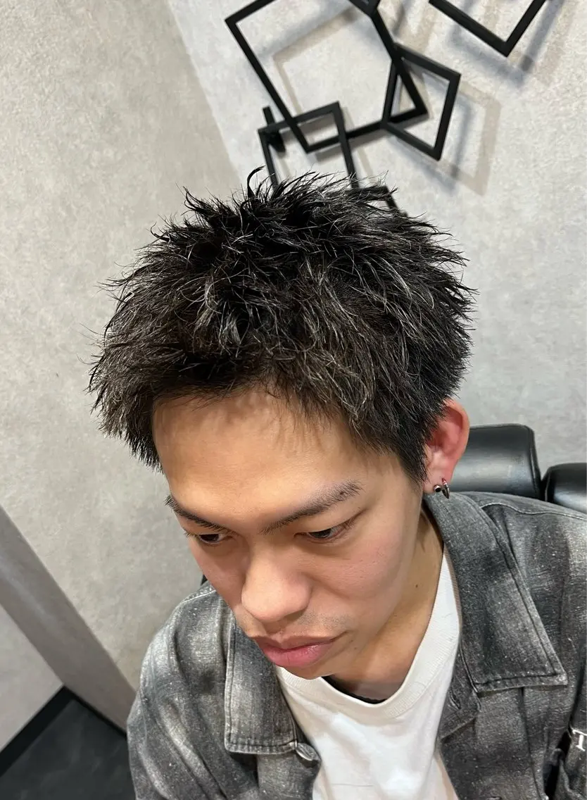 ミディアム パーマ 🌈予約の98%パ ーマ⭕️🌈福本のヘアスタイル