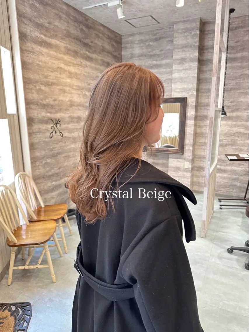 セミロング カラー ベージュカラー ブリーチ ブルーカラー ダブルカラー グラデーションカラー 🫟Blanco🫟 Color&Careのヘアスタイル