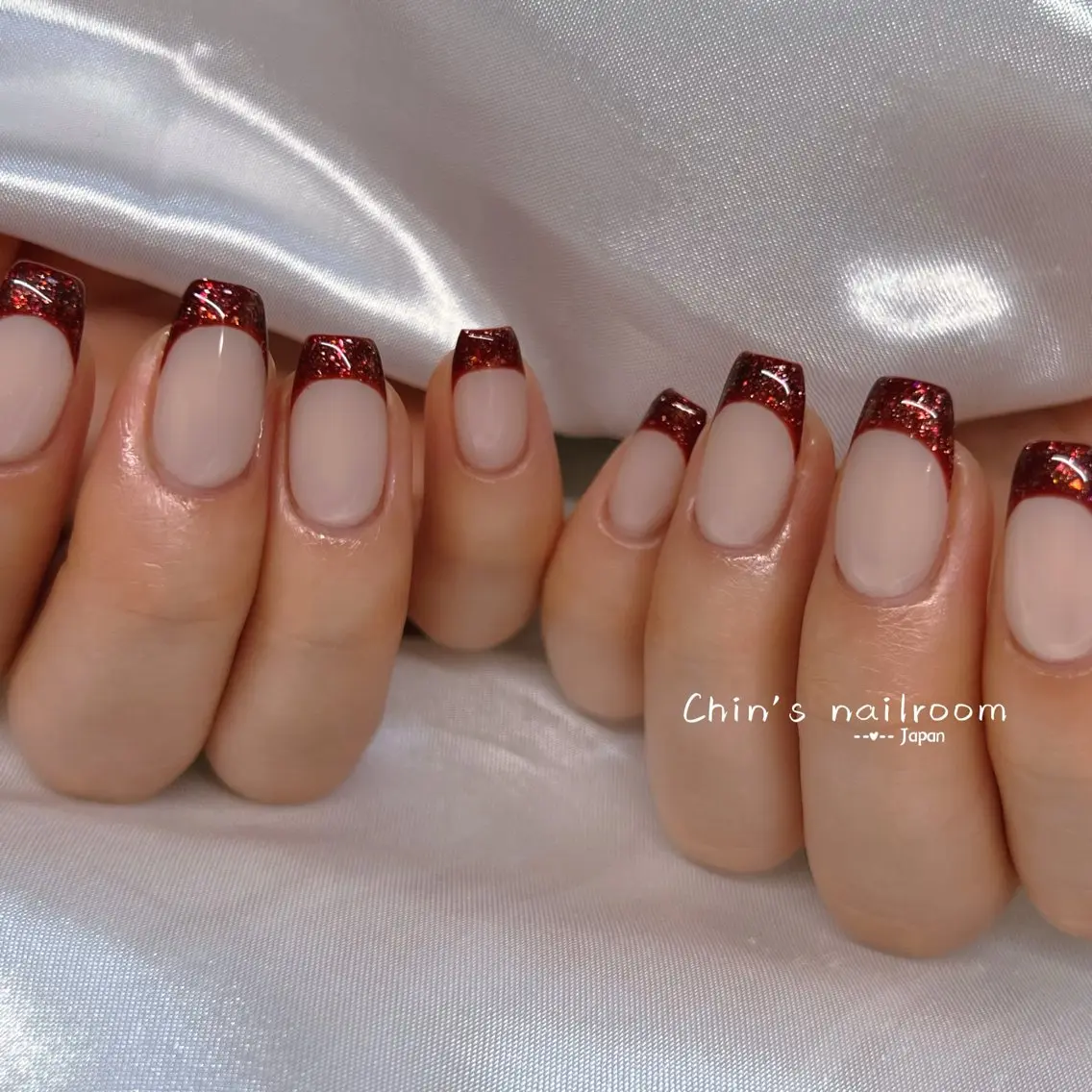 ネイル 韓国ネイル ワンホンネイル Kawaii ChibaNailのネイルデザイン