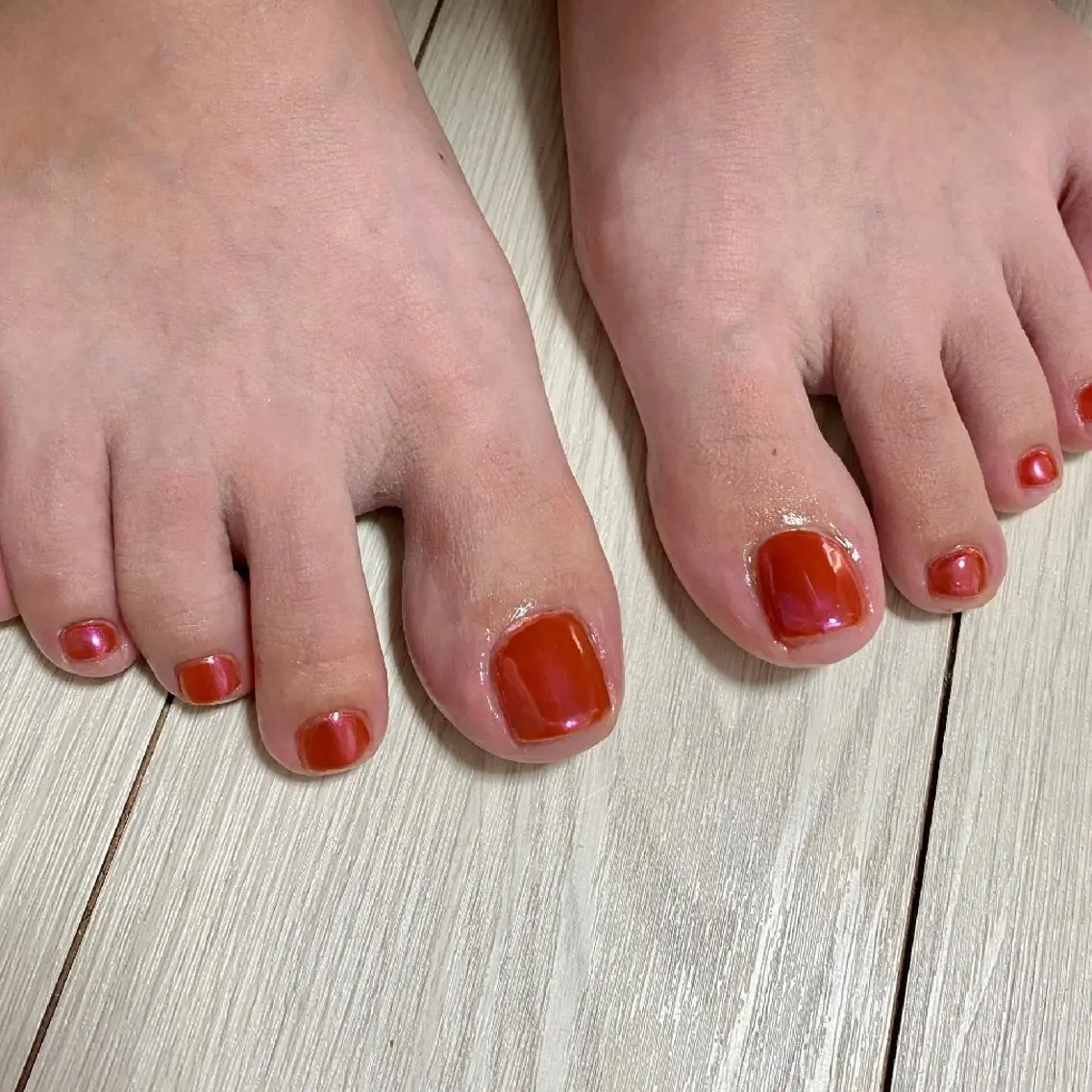 ネイル オーロラネイル ワンカラーネイル Miley nailのネイルデザイン