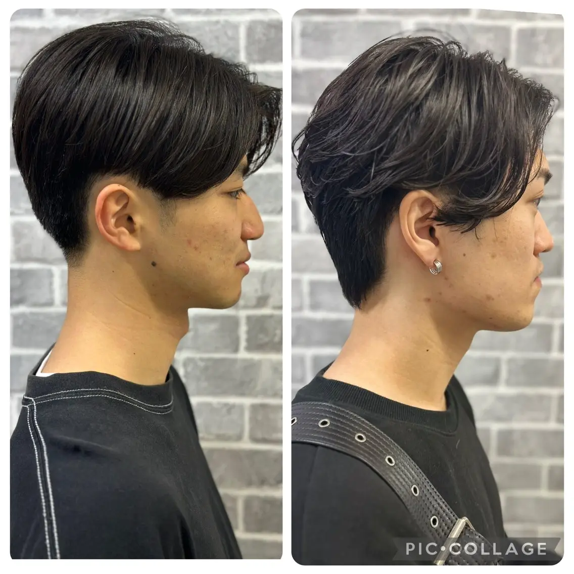 パーマ メンズ メンズパーマ シャドーパーマ ボブ Noyヨシモト ヒロトのヘアスタイル