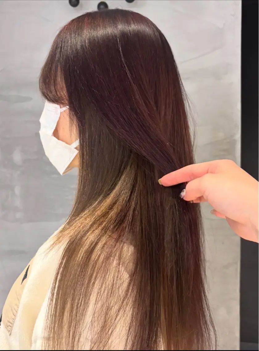 ロング ヘアカラー KOUYU(ému) 伏見/カラーモデルのヘアスタイル