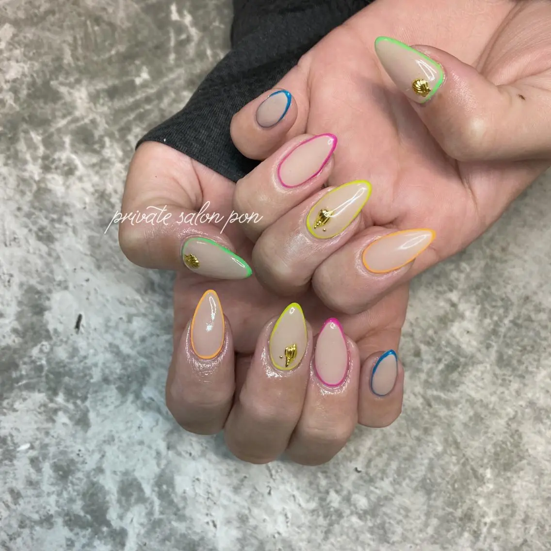 ネイル ハンドネイル private salon　ponのネイルデザイン