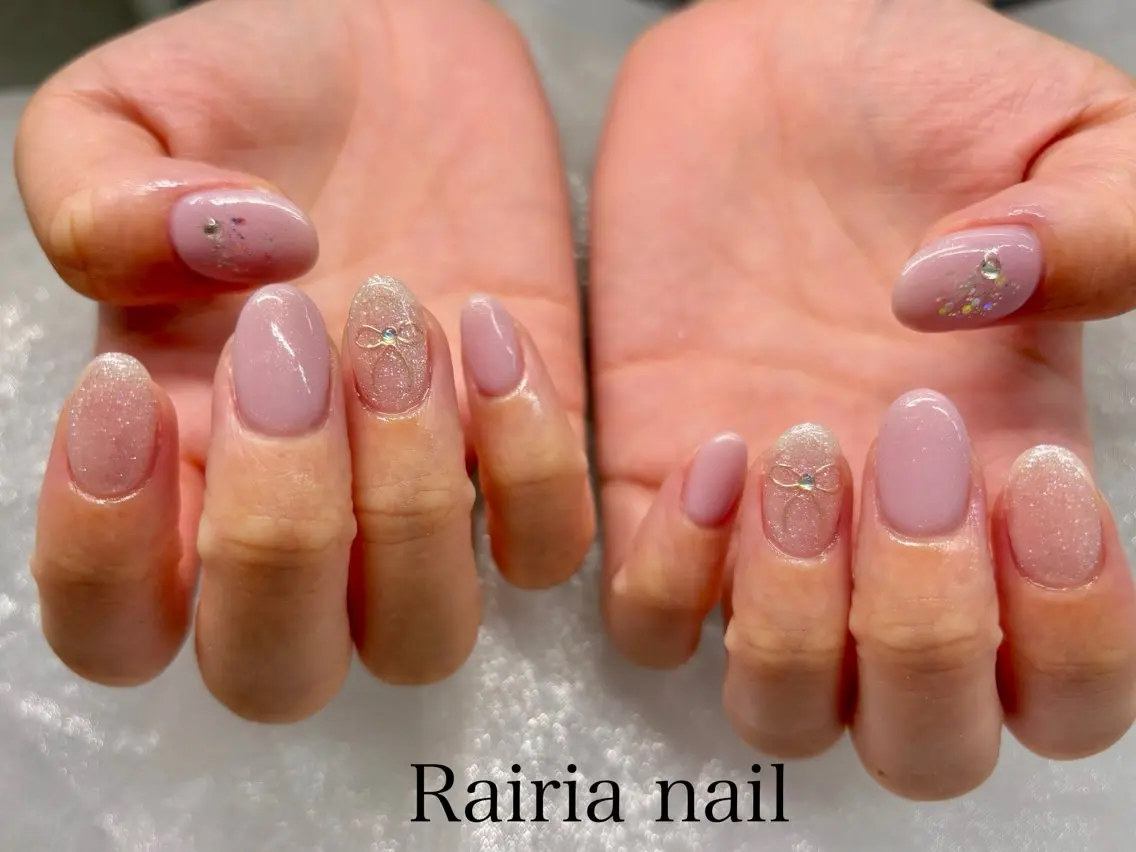 ネイル ハンドネイル rairiaharu パラジェルのネイルデザイン