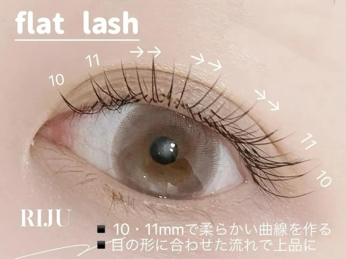 【マツエク】🔸フラットラッシュ80本の写真