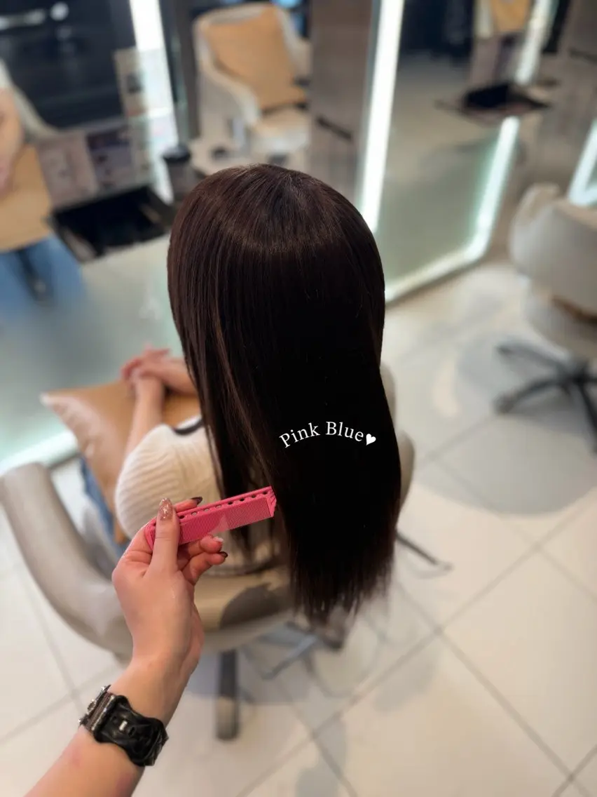 ロング カラー カット ヘアカラー トリートメント 透明感/レイヤー/ボ ブ/みなみ/銀座🤍のヘアスタイル