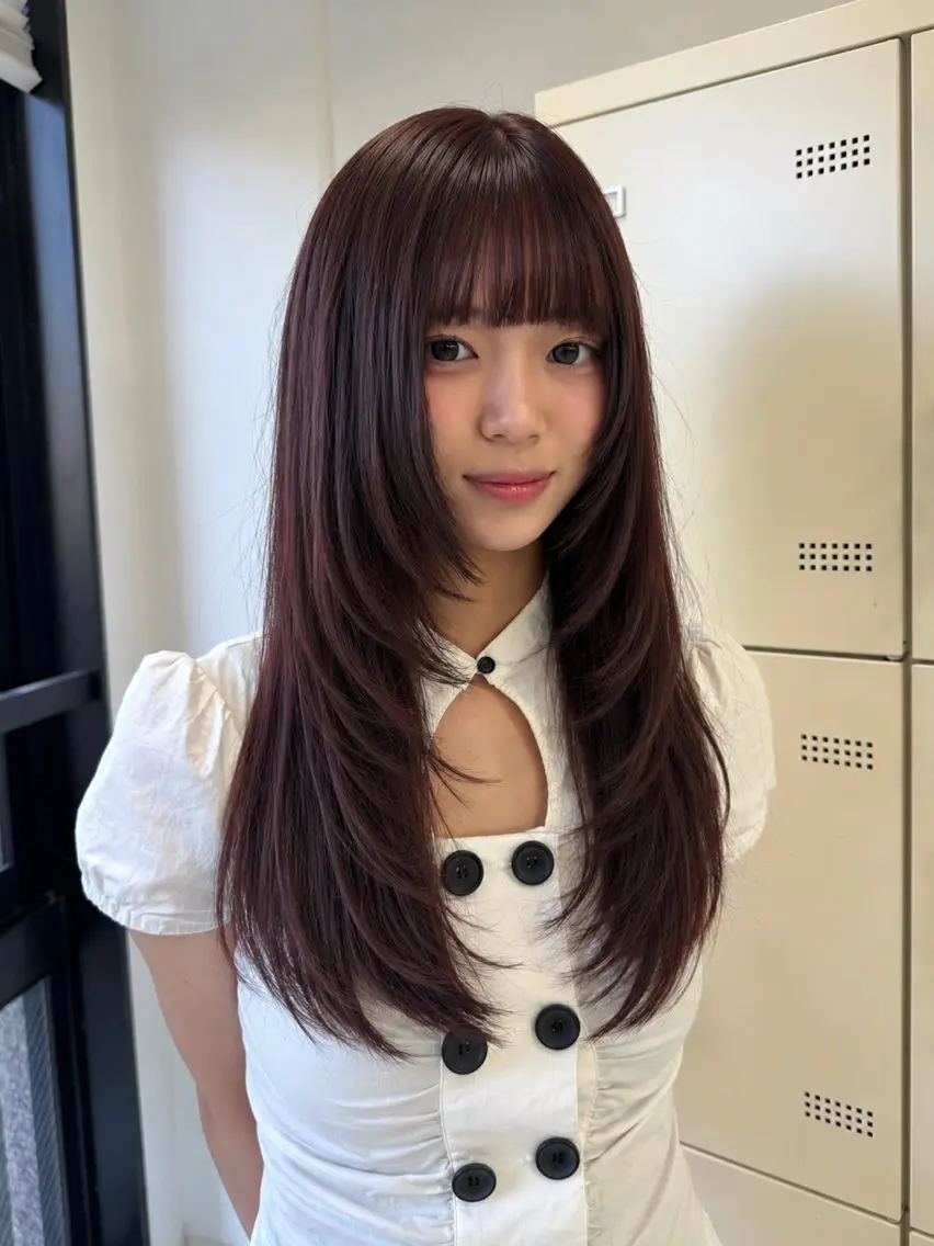 カラー chino /艶カラー🤍のヘアスタイル