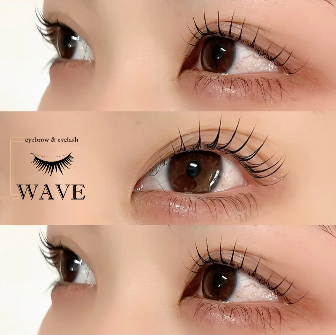マツエク・マツパ 束感まつ毛 韓国風マツエク パリジェンヌラッシュリフト まつげパーマ brow&lash WAVEのマツエク・マツパデザイン