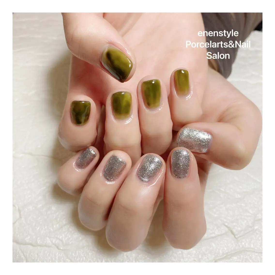ショート ネイル 🐾enen style 🐾のネイルデザイン