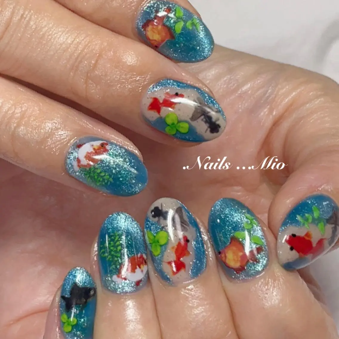 ネイル 夏ネイル .Nails Mio 赤羽西ネイルサロンのネイルデザイン