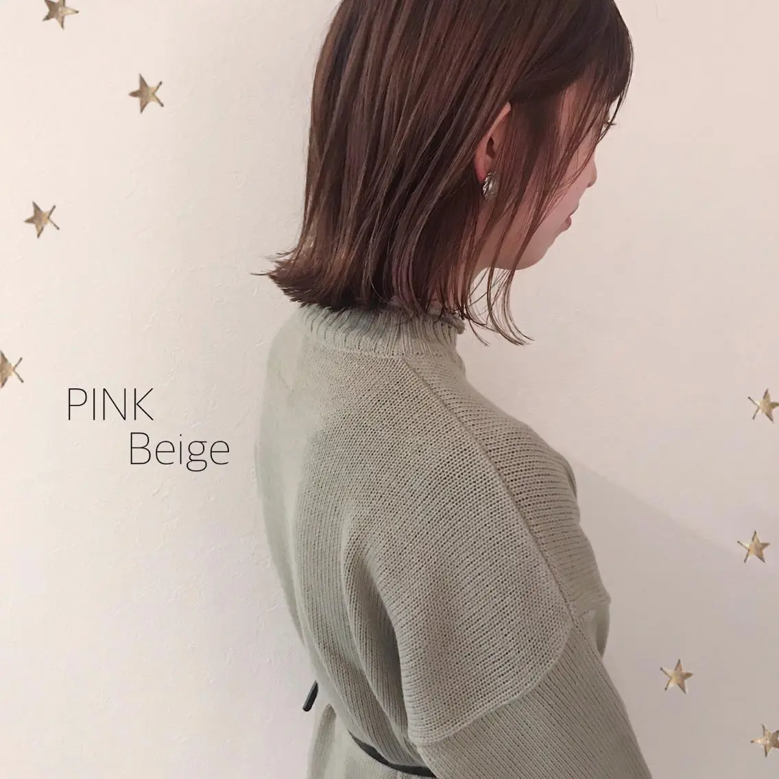 ミディアム カラー 市川 千夏のヘアスタイル